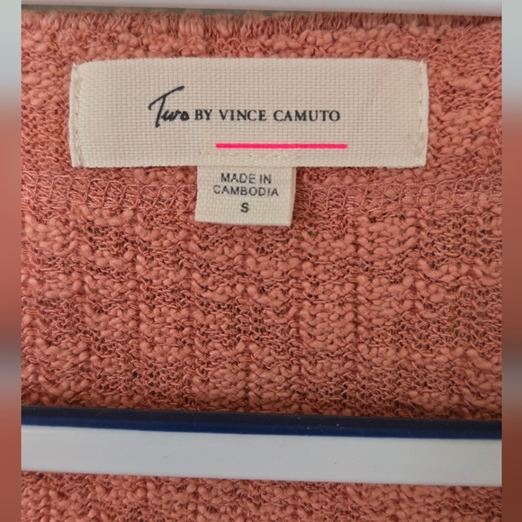 Two by Vice Camuto Peach Sweater Size Small - Picture 4 of 4